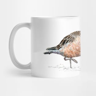 Mrs Tūturiwhatu, New Zealand dotterel painting Mug